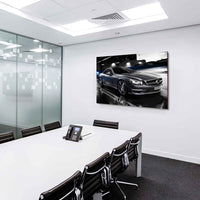 Mercedes SL63 AMG Leinwandbild – Dynamischer Sportwagen bei Nacht | AK Art Auto Wandbild Modern