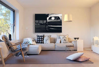 BMW 3er E46 M3 Leinwandbild – Dynamisches Auto-Motiv in Schwarz-Weiß | AK Art Kunstdruck für stilvolle Räume