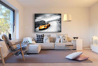 Lamborghini Speed Leinwandbild / AK Art Bilder / Auto + Mehrfarbig + Kunstdruck
