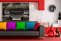 Alter Cadillac Leinwandbild / AK Art Bilder / Auto + Mehrfarbig + Kunst