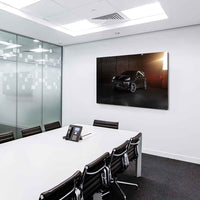 Porsche Cayenne 958 Auto Leinwandbild – Schwarzer SUV mit Power-Look im Industrial-Stil | AK ART Wandbild