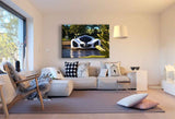 Mercedes-Benz Auto Leinwandbild – Futuristisches Design in Weiß | AK Art Auto Wandbild FAN ART XXL