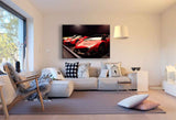 Lamborghini & Ferrari Leinwandbild – Supersportwagen im Galerie-Stil | AK ART Wandbild XXL Auto
