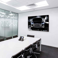 Audi A9 Concept Car Leinwandbild – Futuristische Eleganz in Schwarz | AK ART Auto Wandbild XXL