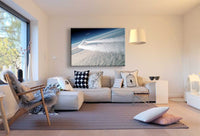 Himmel mit Kondensstreifen Leinwandbild – Faszinierende Flugspur über den Wolken | AK ART Wandbild XXL