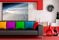 Himmel mit Kondensstreifen Leinwandbild – Faszinierende Flugspur über den Wolken | AK ART Wandbild XXL