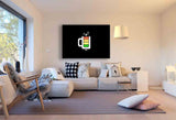 Kaffeladung – Abstraktes Leinwandbild mit Kaffeetasse & Batterie-Symbol | Humorvoller Kunstdruck von AK ART Made in Germany