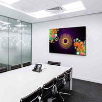 Abstrakte Wand Leinwandbild AK Art Bilder Mehrfarbig Wandbild Made in Germany