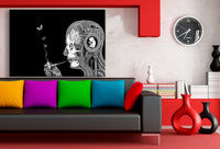 Innenwelt Leinwandbild Abstrakt AK Art Bilder Mehrfarbig Wandbild Made in Germany TOP XXL