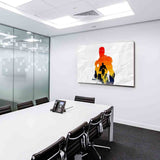 Iron Man Leinwandbild AK Art Bilder Mehrfarbig Wandbild Made in Germany