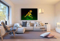 Elf Leinwandbild AK Art Bilder Mehrfarbig Wandbild Made in Germany TOP XXL Abstrakt