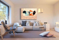 Herz vs Kopf Leinwandbild AK Art Bilder Mehrfarbig Wandbild  TOP XLL Abstrakt