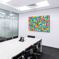 Pinselstriche Abstrakt Leinwandbild AK Art Bilder Wanddeko Wandbild TOP XXL