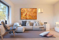 Abstrankt Material Leinwandbild AK Art Bilder Wanddeko Wandbild Made in Germany