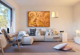 Abstrankt Material Leinwandbild AK Art Bilder Wanddeko Wandbild Made in Germany