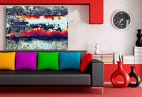 Rost Leinwandbild Abstrakt AK Art Bilder Wanddeko Wandbild Made in Germany TOP XXL