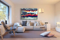 Rost Leinwandbild Abstrakt AK Art Bilder Wanddeko Wandbild Made in Germany TOP XXL