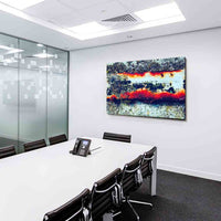 Rost Leinwandbild Abstrakt AK Art Bilder Wanddeko Wandbild Made in Germany TOP XXL