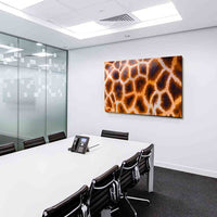 Giraffenfell Leinwandbild Abstrakt AK Art Bilder Wanddeko Wandbild Made in Germany XXL