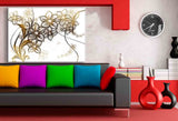 Blumen Leinwandbild AK Art Bilder Wanddeko Wandbild Made in Germany TOP XXL