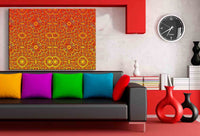 Keltisches Gemälde Abstrakt Leinwandbild AK Art Bilder Wanddeko Wandbild Made in Germany