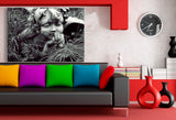 Engel traurig Leinwandbild AK Art Wanddeko Wandbild Made in Germany TOP XXL