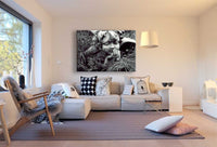 Engel traurig Leinwandbild AK Art Wanddeko Wandbild Made in Germany TOP XXL