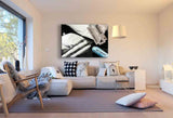 Lines Leinwandbild AK Art Wanddeko Wandbild Made in Germany Premium Wanddeko Abstrakt