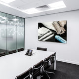 Lines Leinwandbild AK Art Wanddeko Wandbild Made in Germany Premium Wanddeko Abstrakt