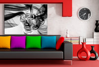 Abstrakt Kopf Leinwandbild AK Art Studio Wanddeko Wandbild Made in Germany TOP