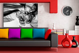 Abstrakt Kopf Leinwandbild AK Art Studio Wanddeko Wandbild Made in Germany TOP