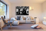Skull and crossbones Leinwandbild AK Art Wanddeko Wandbild Made in Germany XXL Abstrakt