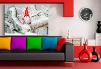 Weihnachtswichtel Leinwandbild AK ART Wanddeko Wandbild Made in Germany TOP XXL FANART