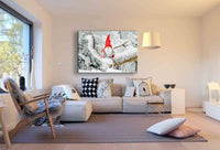 Weihnachtswichtel Leinwandbild AK ART Wanddeko Wandbild Made in Germany TOP XXL FANART
