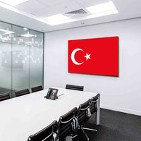 Flagge Türkei Leinwandbild AK ART Wanddeko Wandbild Made in Germany TOP XXL