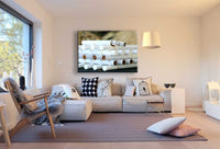 Weiße Zigaretten Leinwandbild AK ART Wanddeko Wandbild Made in Germany TOP XXL