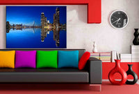 Rotterdam Hafen skyline Leinwandbild AK ART Wanddeko Wandbild Made in Germany