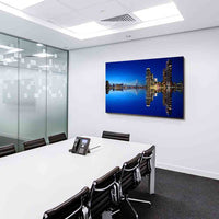Rotterdam Hafen skyline Leinwandbild AK ART Wanddeko Wandbild Made in Germany