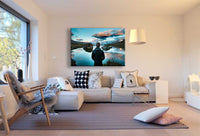 Junge Aussischt Natur Leinwandbild AK ART Wanddeko Wandbild Made inGermany XXL