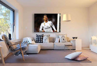 Cristiano Ronaldo Fussball Leinwandbild AK ART Wanddeko Wandbild