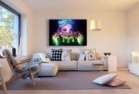 Orientalische Frau Blick Leinwandbild AK ART Wanddeko Wandbild Made in Germany