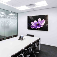 Viloette Blume Leinwandbild / AK Art Bilder / Mehrfarbig + Kunstdruck XXL b15