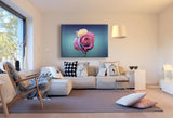 Rose Regentropfen Leinwandbild AK ART Kunstdruck Mehrfarbig Wandbild Wanddeko TOP XXL