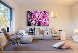 Rosenstrauß Blumen Leinwandbild AK ART Kunstdruck Mehrfarbig Wandbild Wanddeko TOP XXL