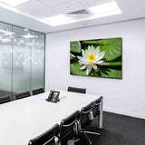 Lotus Weiß Leinwandbild / AK Art Bilder / Mehrfarbig + Kunstdruck XXL Wandbild