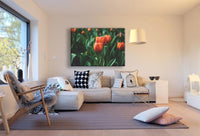Tulpen Leinwandbild AK ART Kunstdruck Mehrfarbig Wandbild Wanddeko TOP XXL