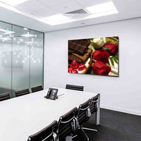Schokolade Blumen Leinwandbild / AK Art Bilder / Mehrfarbig + Kunstdruck XXL TOP