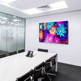 Gerbera Blume Leinwandbild AK Art Bilder Mehrfarbig Wandbild Kunsdruck TOP XXL
