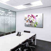 Orchidee Leinwandbild LaraArt Bilder Mehrfarbig Wandbild