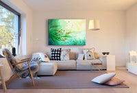Wunder Blumen Leinwandbild AK Art Bilder Mehrfarbig Wandbild Kunstdruck XXL TOP